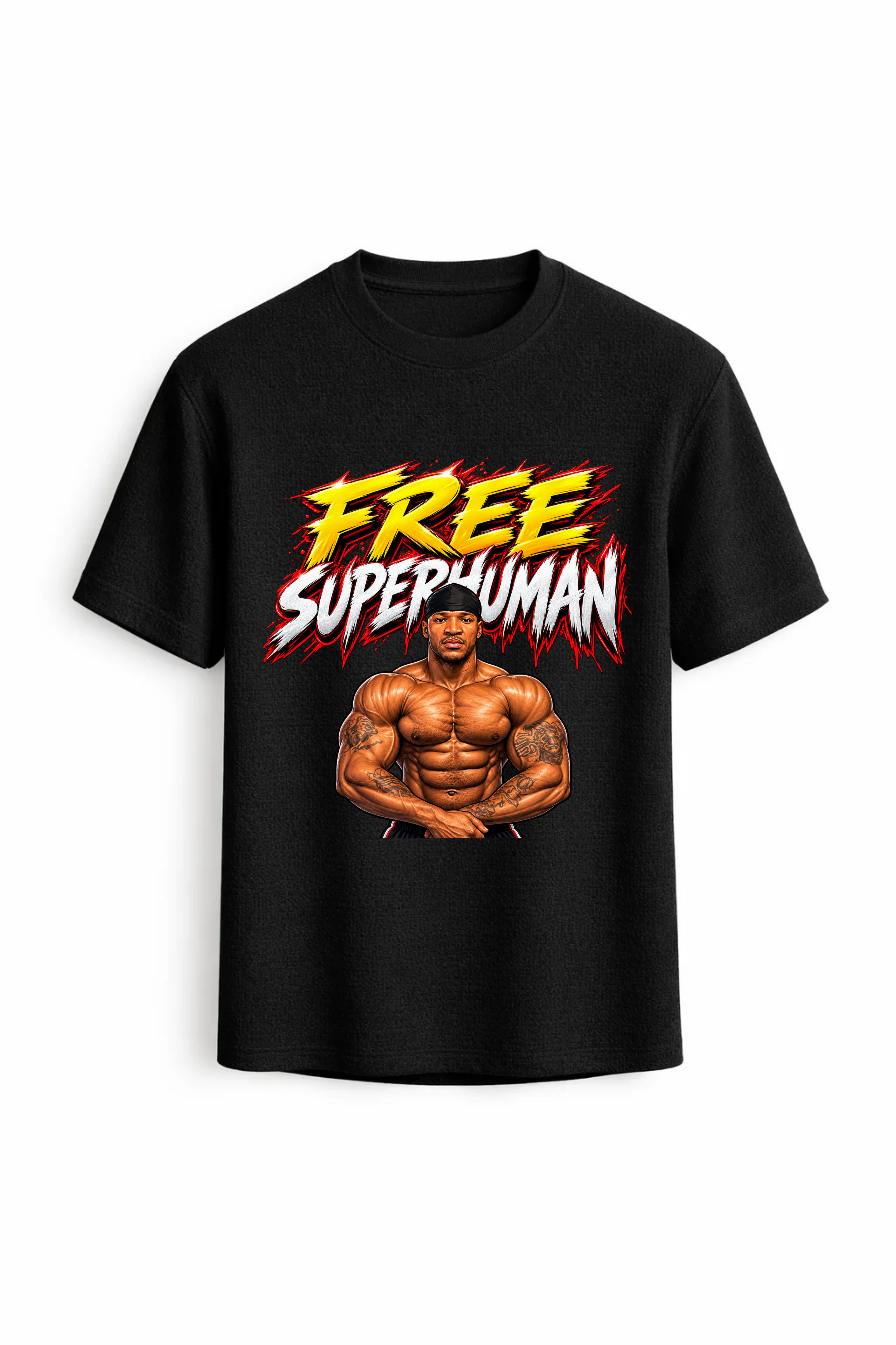 FREE SUPER HUMAN T-SHIRT